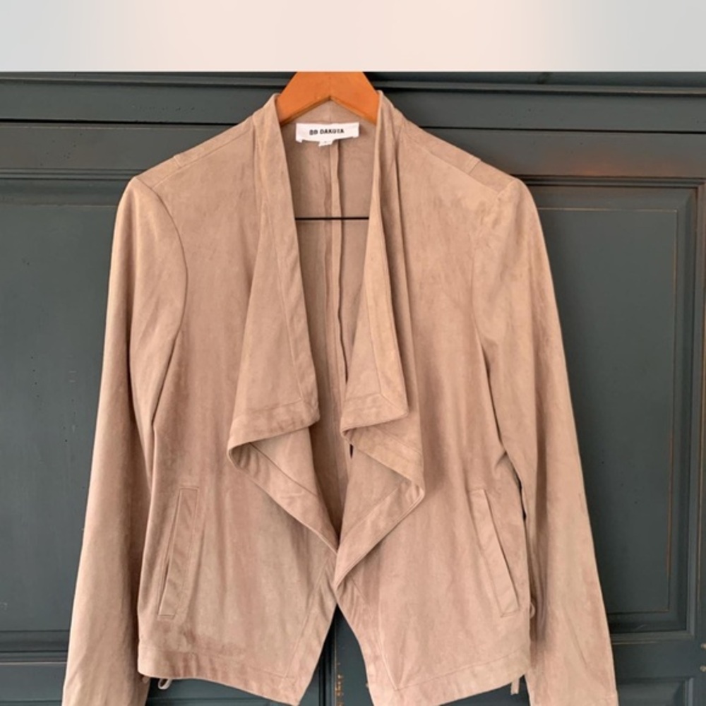 Light Pink Suede Jacket by BB Dakota Size L